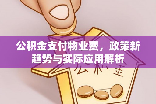 门源公积金支付物业费，政策新趋势与实际应用解析