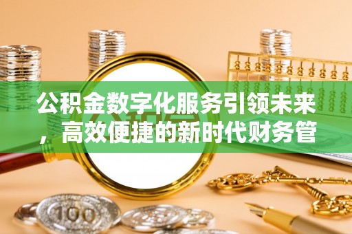 门源公积金数字化服务引领未来，高效便捷的新时代财务管理