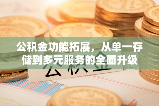 门源公积金功能拓展，从单一存储到多元服务的全面升级