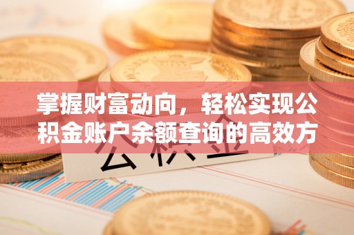 门源掌握财富动向，轻松实现公积金账户余额查询的高效方式