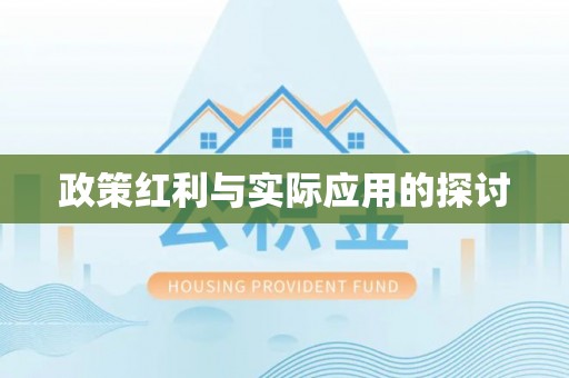门源政策红利与实际应用的探讨