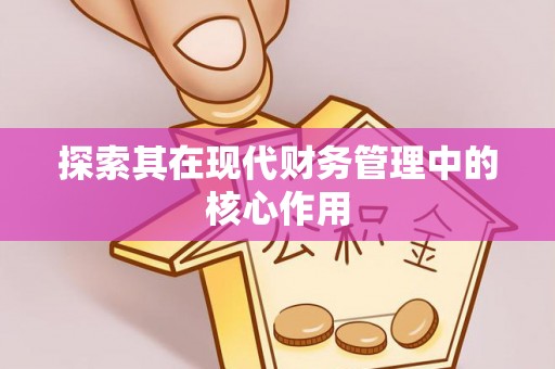 门源探索其在现代财务管理中的核心作用