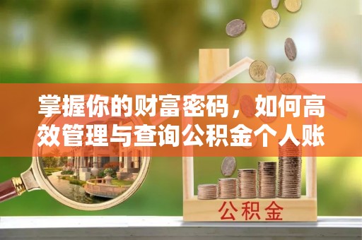 门源掌握你的财富密码，如何高效管理与查询公积金个人账户信息