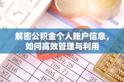 门源解密公积金个人账户信息，如何高效管理与利用