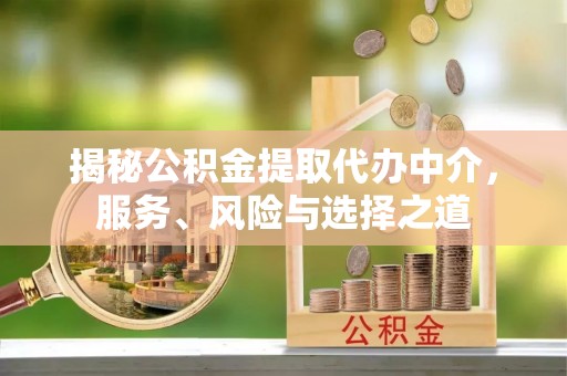 门源揭秘公积金提取代办中介，服务、风险与选择之道