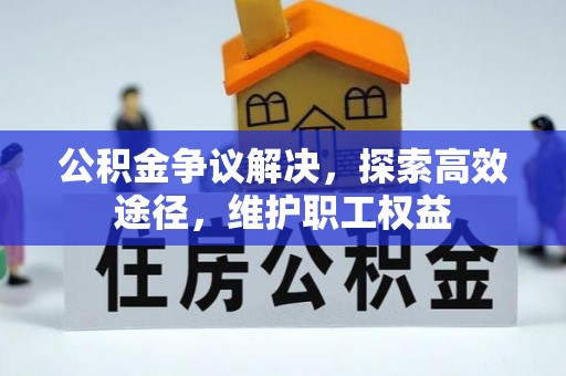 门源公积金争议解决，探索高效途径，维护职工权益